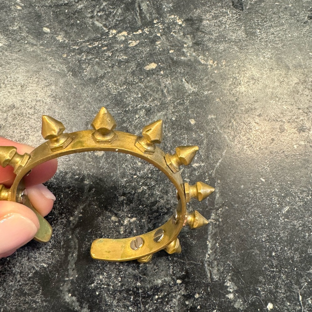 Bronze Spiked Cuff